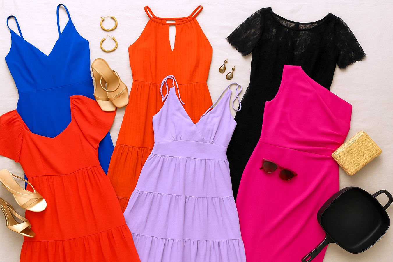 Abendkleider und Accessoires bei Fashion Blu